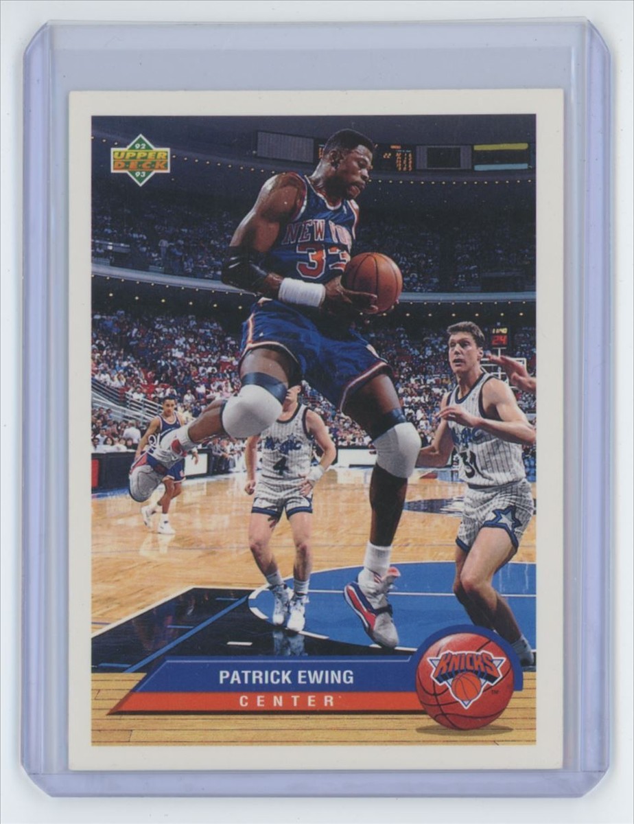 1992-93 Upper Deck McDonald's Patrick Ewing Basketball Card #P28