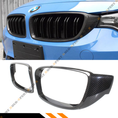 FOR 2015-2019 BMW F80 M3 F82 F83 M4 CARBON FIBER KIDNEY GRILL