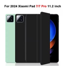 Smart Case For Xiaomi Pad 7/7 Pro 11.2 inch 2024 PU Magnetic Flip Cover Stand