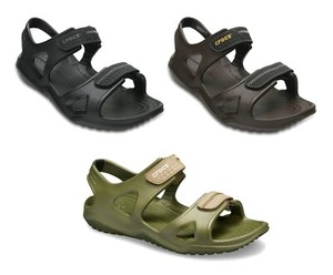 crocs mens leather sandals