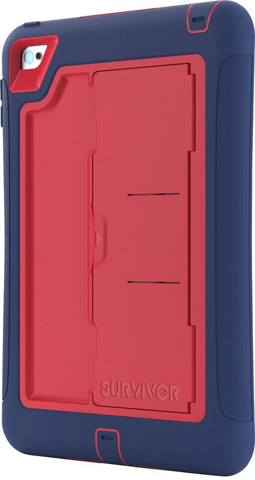 Griffin Survivor Slim iPad Mini 4 Case With Built-In Kickstand - Navy/Red - Image 4 of 4