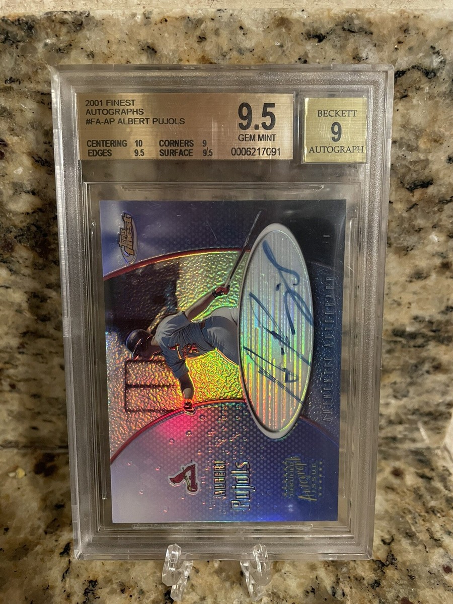 アルバートプホルス、2001年FINEST AU BGS9.5 GEM MINT｜2001 Topps