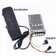 Foot Pedal Hall Throttle 100A Reversible PWM DC Motor Speed Control Soft Start