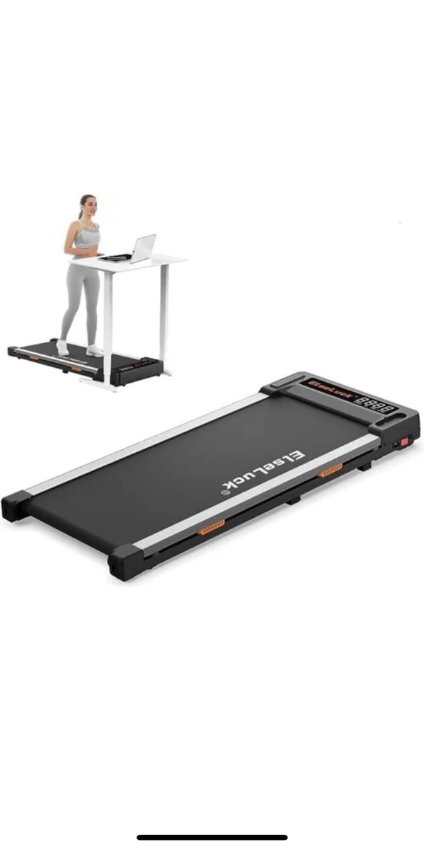 Elseluck Walking Pad, Under Desk Treadmill for Home Office, 2 in 1