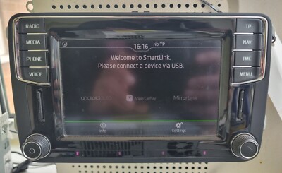 Refurbished Skoda Yeti Amundsen MIB2 Navi CarPlay Android DAB Bluetooth Head Unit