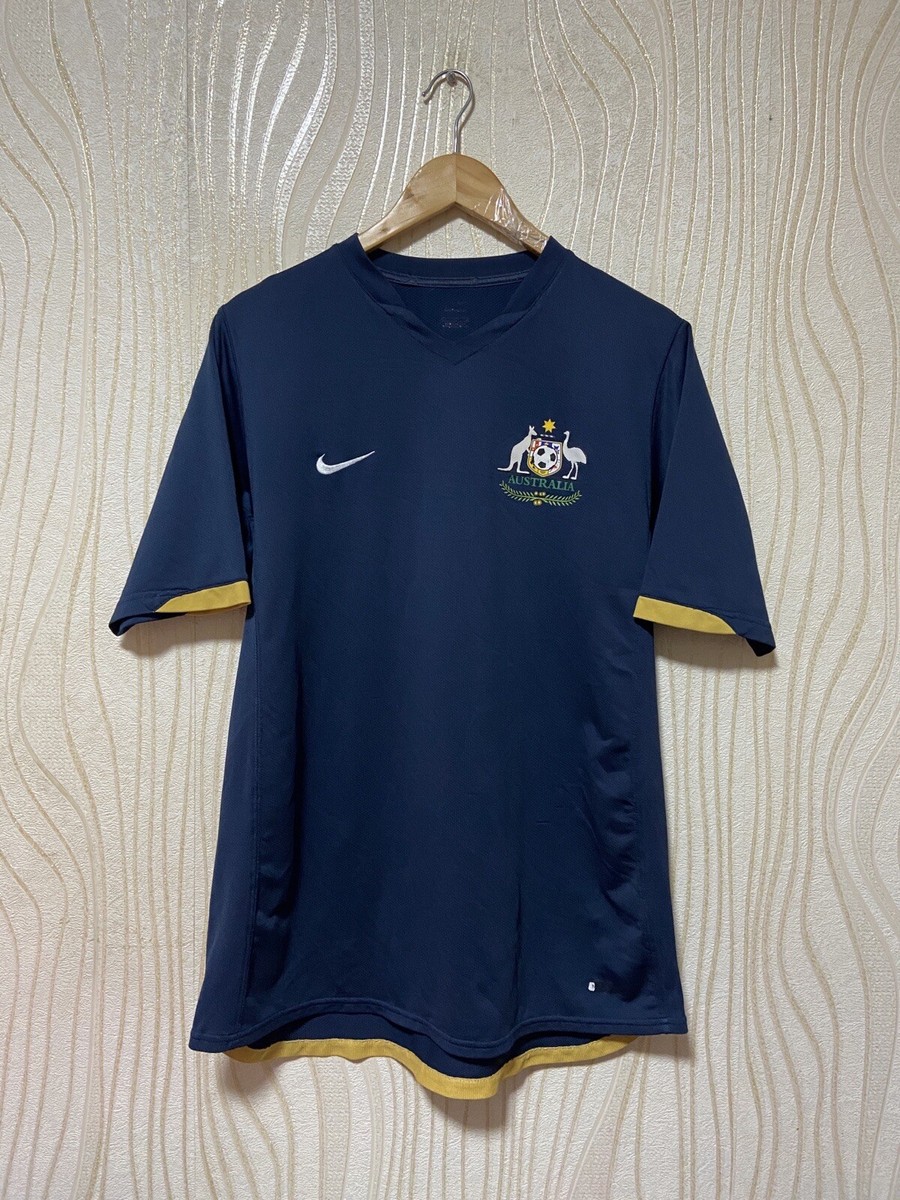 AUSTRALIA 2006 2007 AWAY FOOTBALL SHIRT SOCCER JERSEY NIKE sz ~ L