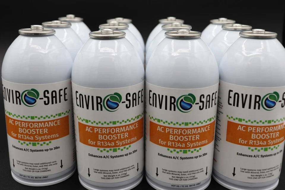Enviro-Safe Auto AC Refrigerant Performance Booster for R134,12 cans - Image 3 of 3