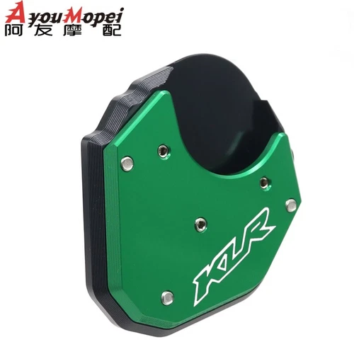 CNC Kickstand Side Stand Enlarge Enlarge Pad For Kawasaki KLR 650 2008-2023 - Picture 6 of 11