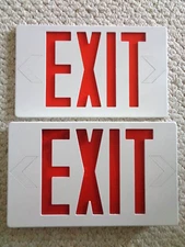 LED Exit Sign UPC:044427550052 UL Listed (#6224).