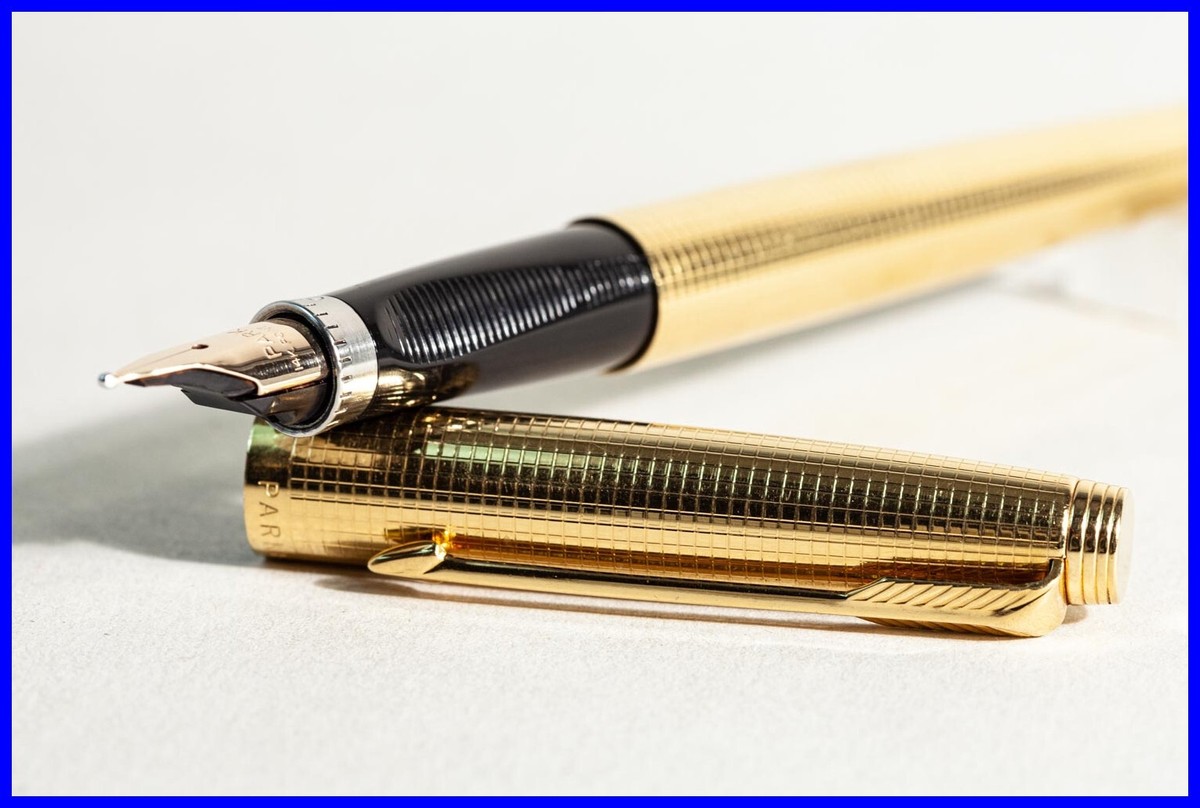 1965er Parker #75 Insignia Cicelé 14K vergoldet FÜLLER B Feder 14K