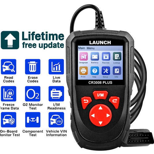 LAUNCH CR3008 Plus OBD2 Scanner Code Reader Check Engine OBD Car Diagnostic Tool - Bild 1 von 15
