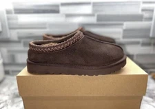 💖UGG Women Sz 9 BRAND NEW Tasman Slipper Burnt Cedar Suede Upper 100% Authentic