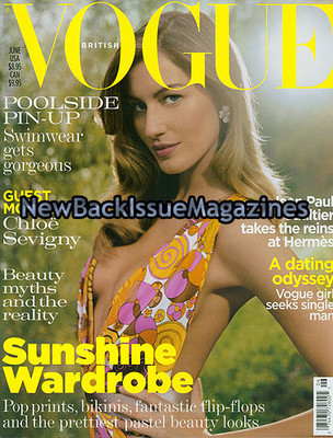 UK Vogue 6/04,Gisele Bundchen,June 2004,*BRAND NEW*,*LAST ONE* | eBay