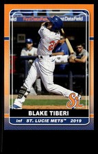 Blake Tiberi 2019 Grandstand St. Lucie Mets #NNO St. Lucie Mets