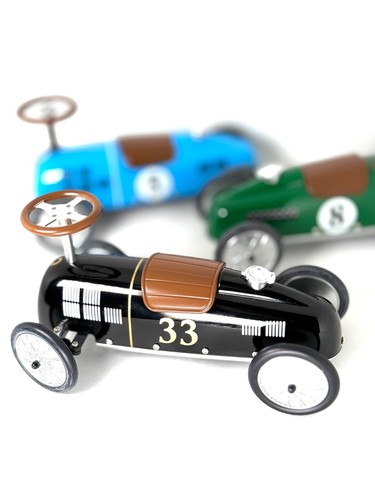 Retro Ride-on Racing Die Cast Mini Racer Model by J@Skull Racing Car Model 6" - Picture 23 of 33