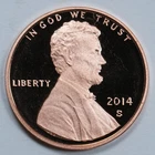 2014-S Lincoln Shield Cent Proof — photo from another recent sale