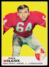 Dave Wilcox, 1969 Topps, #44, San Francisco 49ers,