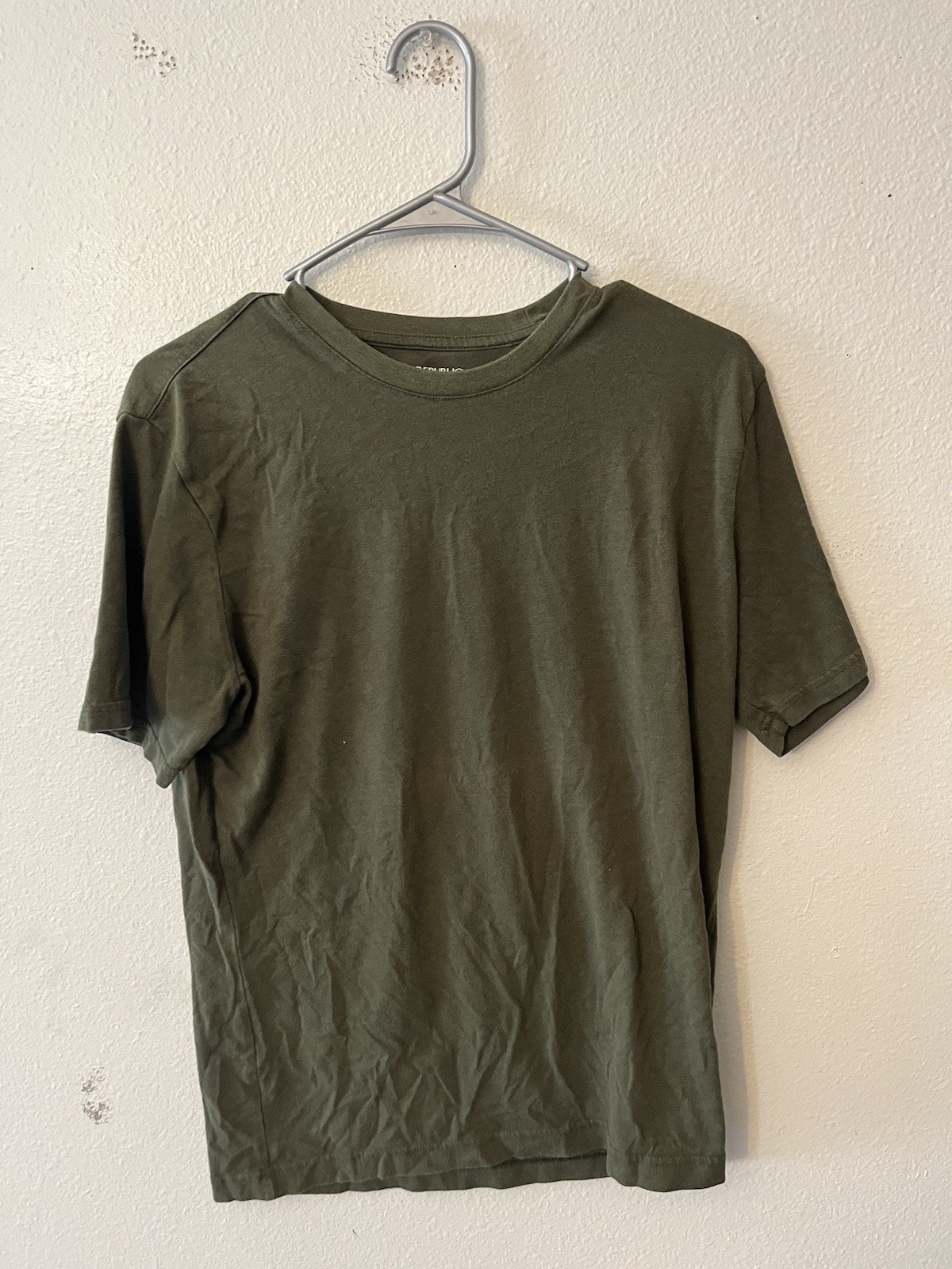 Men’s Banana Republic Solid Tee Solid Crew  Neck … - image 1