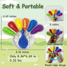 Color Sorting Sensory Toys, Fine Motor Skills Toys for Toddlers, Montessori T...