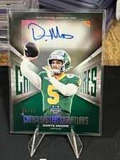 Dante Moore 2025 Bowman Chrome U Campus Star Signatures AUTO Green #/99 #CSS-DM