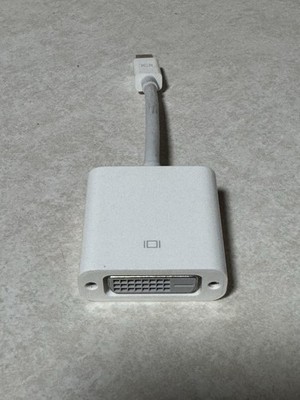 GENUINE OEM APPLE ORIGINAL MB570LL/B A1305 Mini Display Port to DVI Adapter