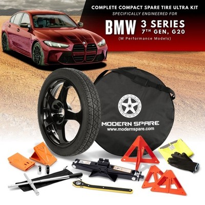 Spare Tire Kit Options- Fits 2019-2026 BMW 3 Series G20 W/ M Performance Brakes
