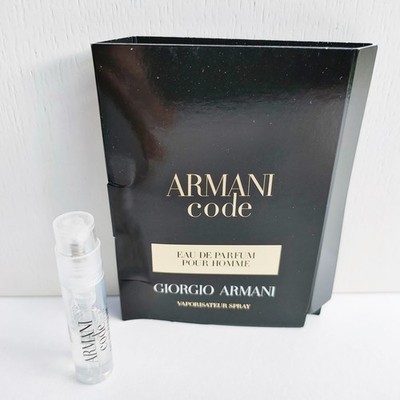 GIORGIO ARMANI Code Eau de Parfum Pour Homme mini Spray for men, 1.2ml Brand New