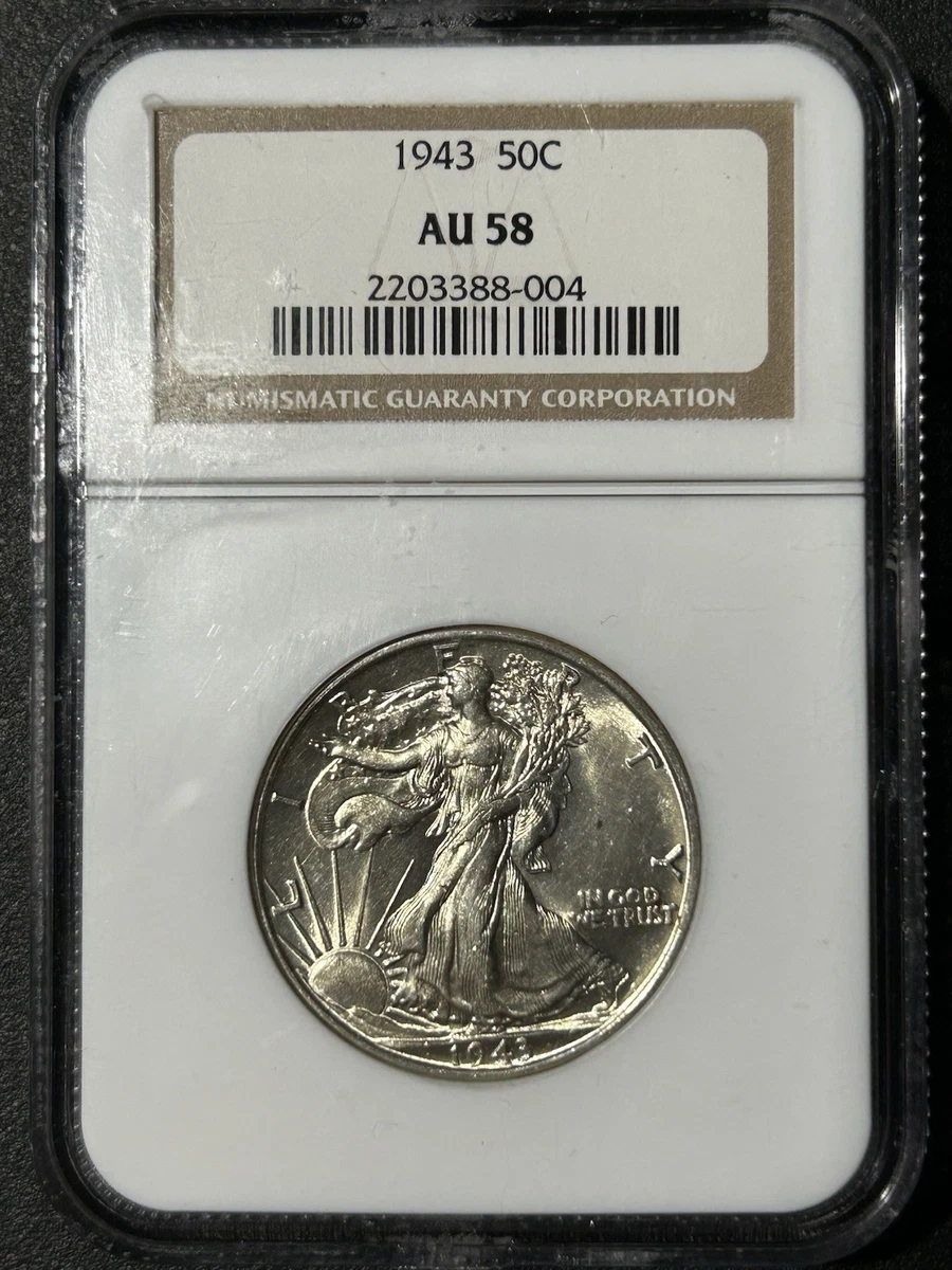 AU 58 Graded Liberty Walking Half Dollars (1916-1947) for sale | eBay