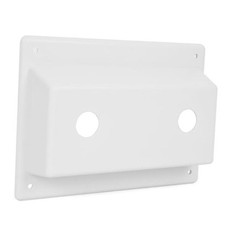 Faucet Stand Off Bezel Faucet Cover for RV Camper Trailer Shower Plate White
