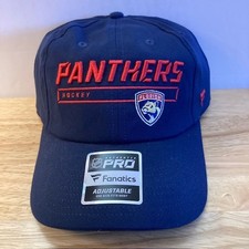 NWT FLORIDA PANTHERS HOCKEY Fanatics Blue/Red NHL Adjustable Hat OSFM
