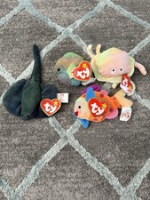 Pre-Owned McDonald's TY Teenie Beanie Babies Fish & Jellyfish 5