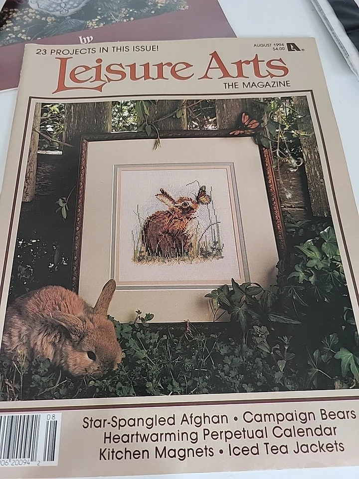 Vintage Cross Stitch Patterns Lot Of 5 - Image 4 of 4