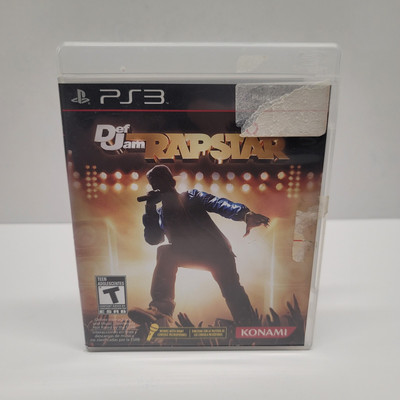 Def Jam Rapstar (PS3 PlayStation 3) Tested Complete CIB w Manual Rhythm Game