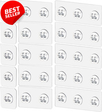 15PCS Shower Caddy Adhesive Replacement Strong No Drill Shelf Hooks - US