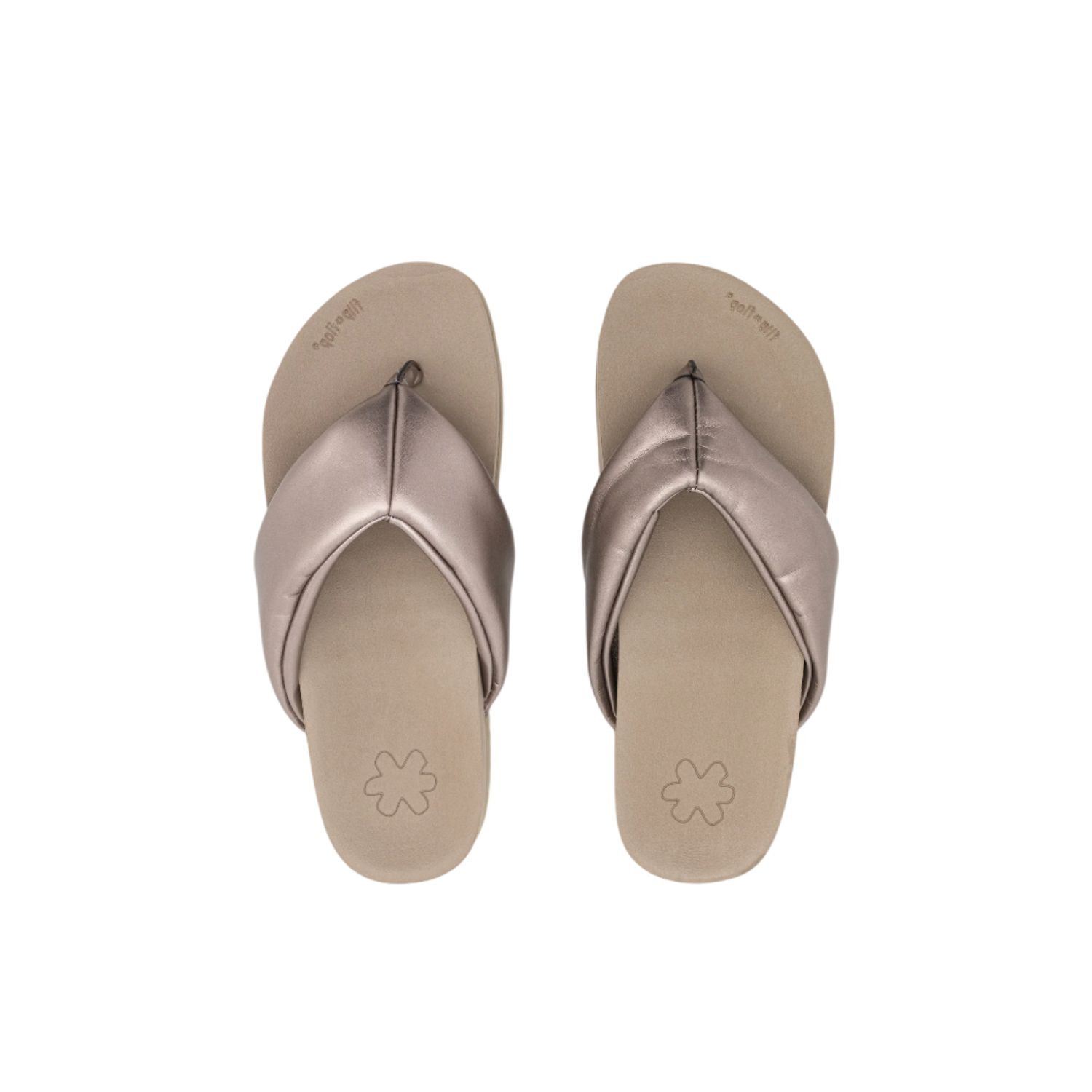 Вьетнамки Damen с острым носком Feine metallische leichte 39 5190₽