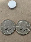 1976 P&D Kennedy Bicentennial Half Dollar -Nice Rim-Two Coins Set-Free Shipping