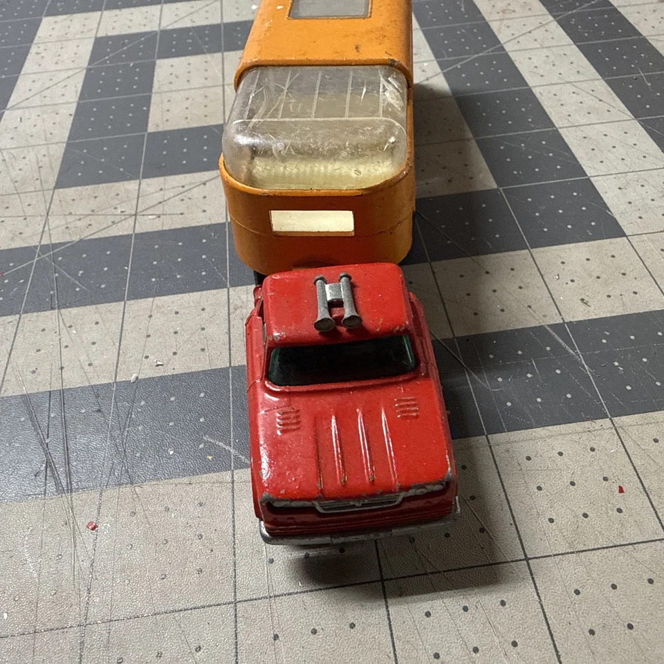 Remolque Matchbox KingSize k-18 Dodge articulado furgoneta caballo M/I Inglaterra por Lesney Foto 3 de 4