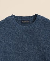 Brooks Brothers Brushed Wool Crewneck Sweater  SIZE L New Blue (Denim)