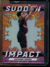 2023-24 Topps Chrome Anfernee Simons Sudden Impact Portland Trail Blazers #SI-17