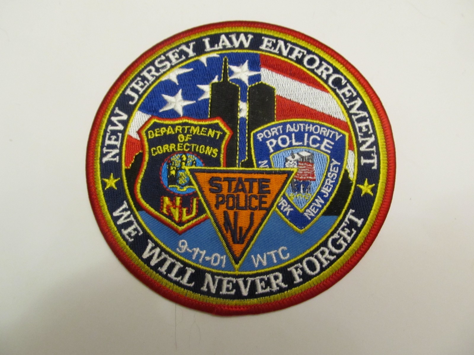New York City New Jersey Police Detail 9-11 Memorial Patch | eBay