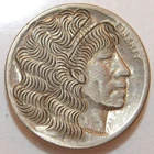 undated Hobo Buffalo Nickel by John Dorusa - Lady -Lot 102
