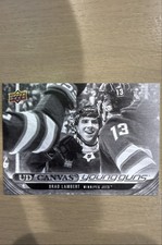 2024-25 Upper Deck Series 1 - Ud Canvas Young Guns Brad Lambert #C-97 Black &...