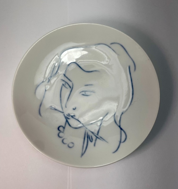 Royal Copenhagen Johannes Hedegaard Trinket Dish Porcelain 4.5" Demark