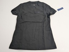 Jaanuu With Purpose Scrub Top, With Pocket, Size XS, Women's Black