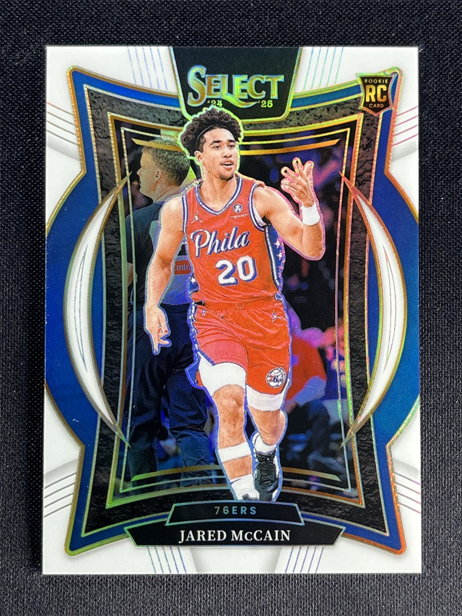 2024-25 Panini Select Jared Mccain #82 Concourse White Prizm Rookie RC /149