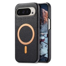 Magnetic Heat Dissipation PU Leather Case For Google Pixel 10 Pro XL/9 Pro/9A/8