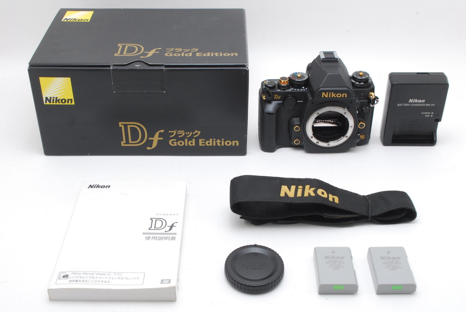 [MINT] Nikon Df Black Gold Edition 16.2 MP Digital SLR Camera Count 12634 JAPAN
