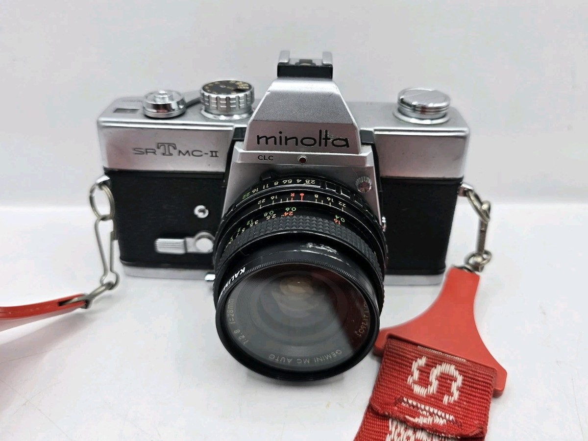 Minolta SRT MC-II Point & Shoot Film Camera Gemini MC 49mm Lens