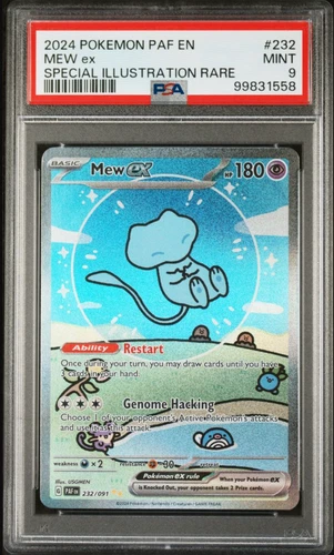 2024 Paldean Fates - Bubble Mew EX - Special Illustration Rare #232 - PSA 9 Mint