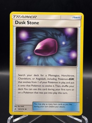 Dusk Stone 167/214 Uncommon Unbroken Bonds Pokemon Near Mint